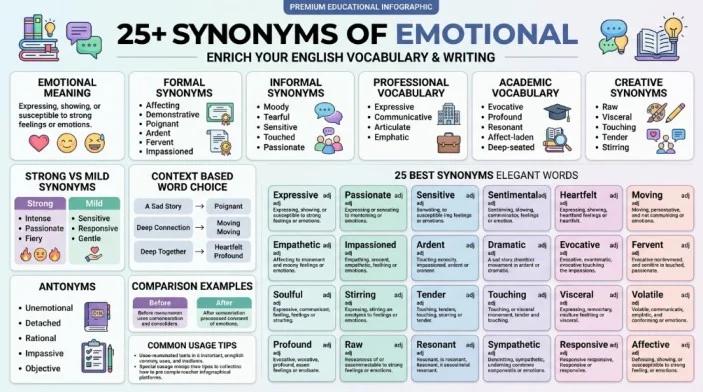 synonym of emotional