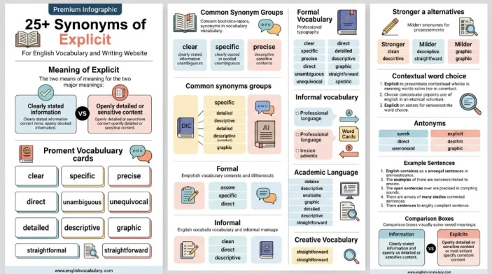 synonym of explicit