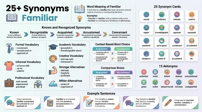 synonym of familiar