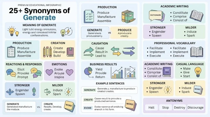 synonym of generate