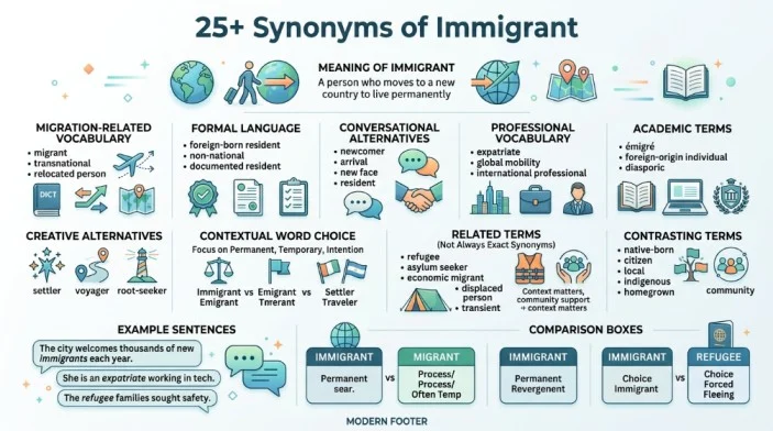 synonym of immigrant