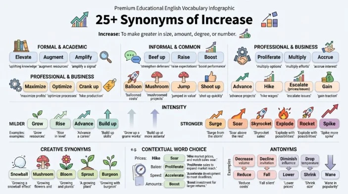 synonym of increase