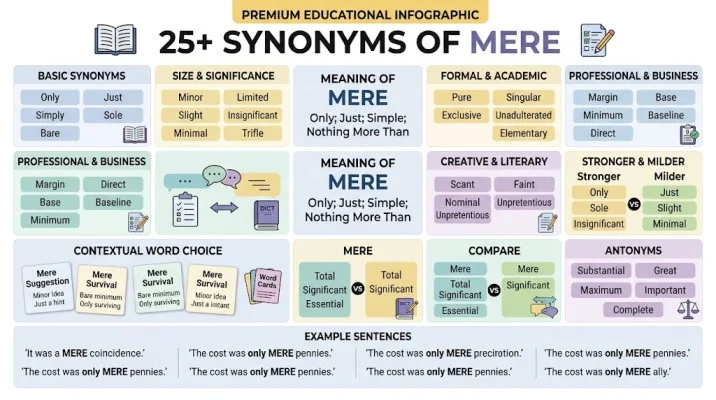 synonym of mere