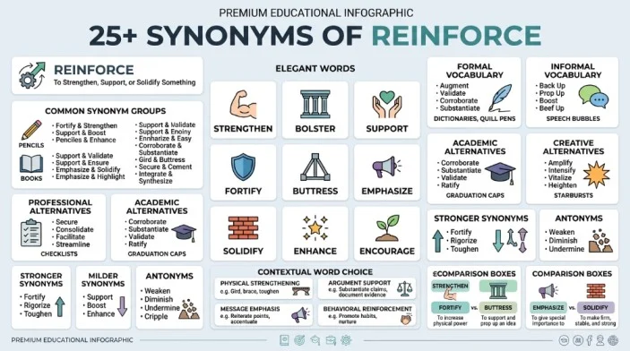 synonym of reinforce