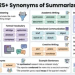synonym of summarize