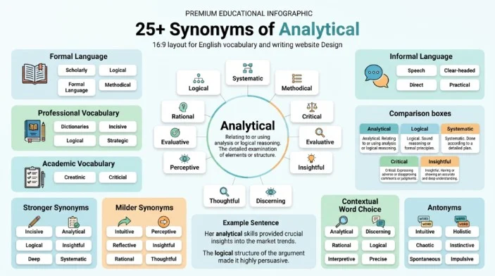 synonyms of analytical
