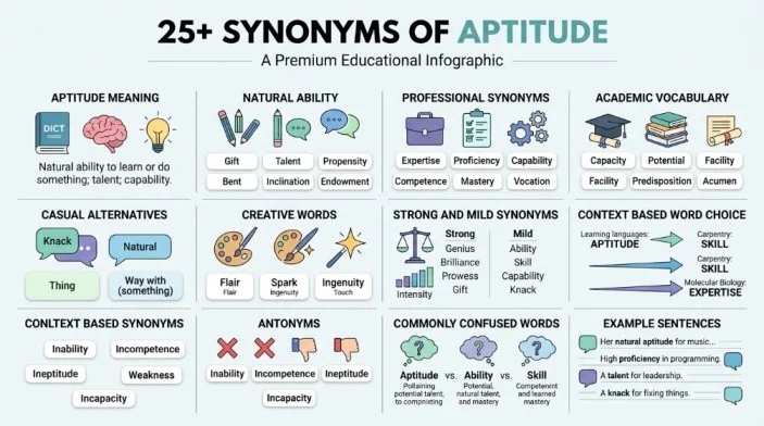 synonyms of aptitude