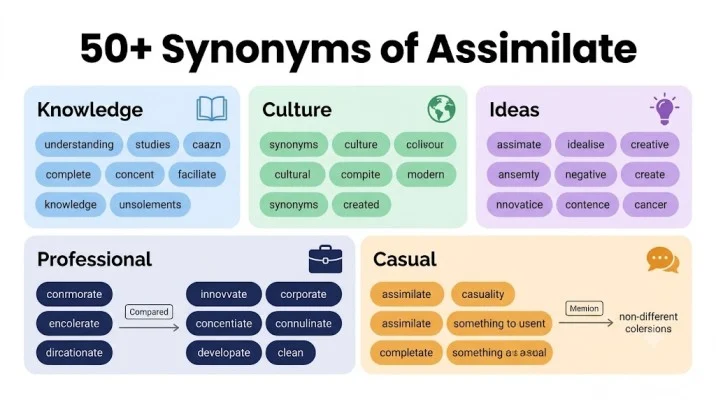 synonyms of assimilate