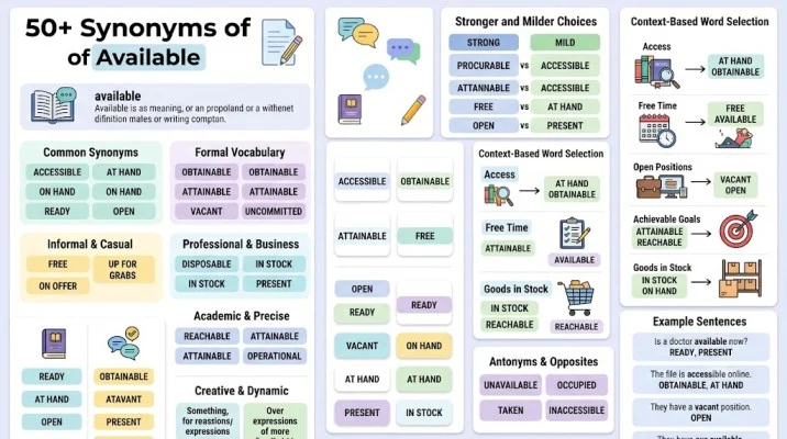 synonyms of available
