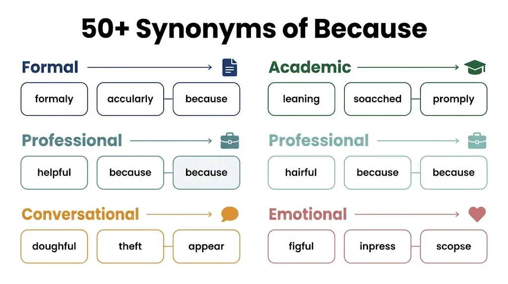 synonyms of because