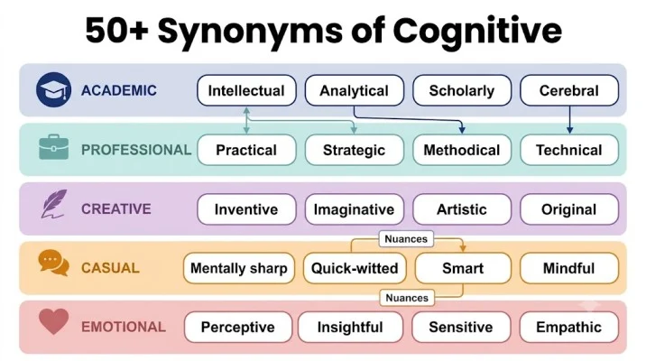synonyms of cognitive