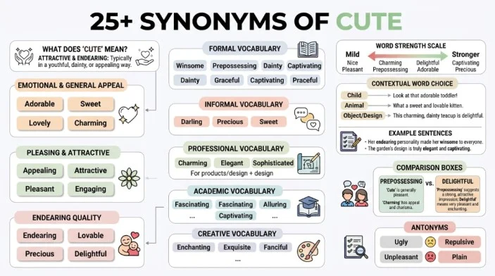 synonyms of cute