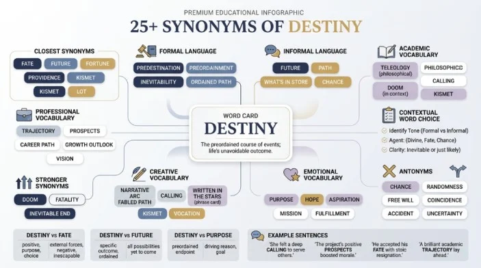 synonyms of destiny