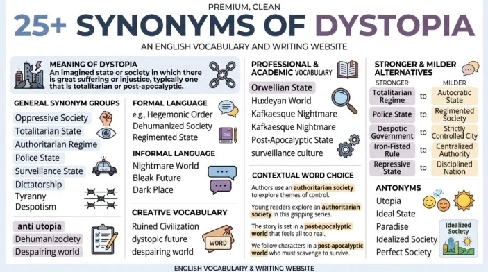 synonyms of dystopia