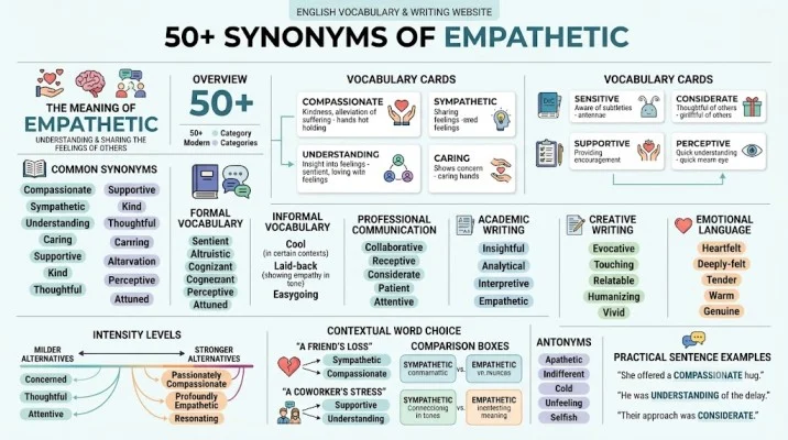 synonyms of empathetic