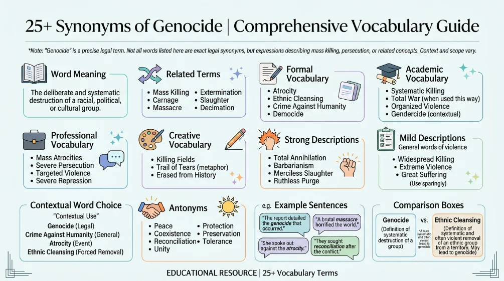 synonyms of genocide