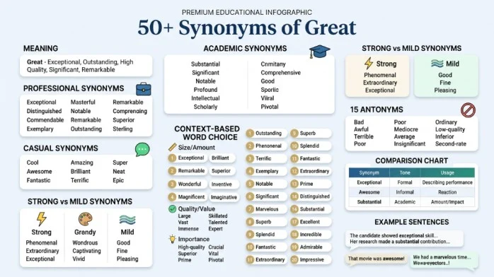 synonyms of great