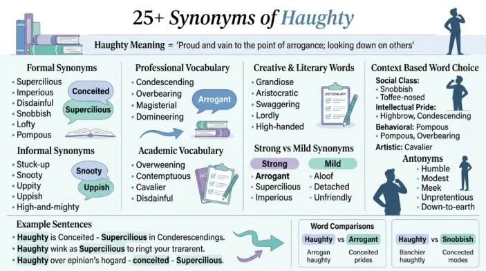 synonyms of haughty