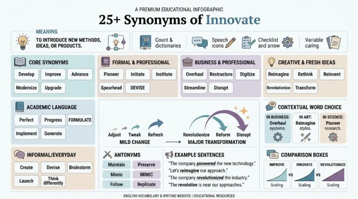 synonyms of innovate