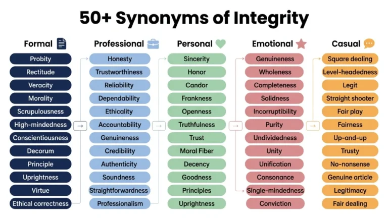 synonyms of integrity