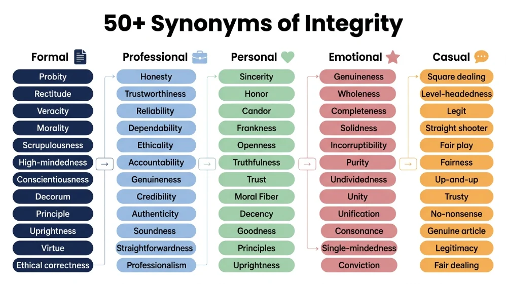 synonyms of integrity
