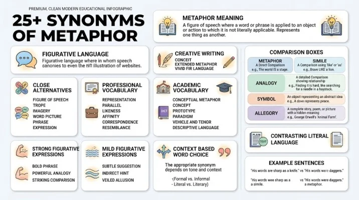 synonyms of metaphor