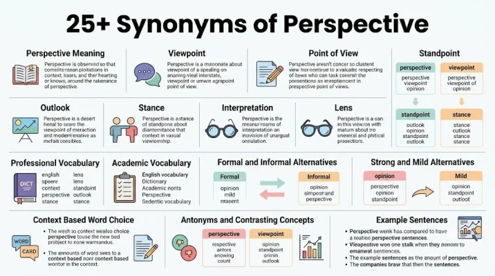 synonyms of perspective