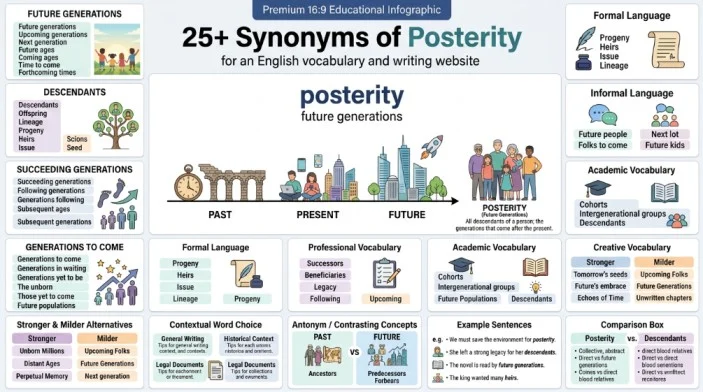 synonyms of posterity