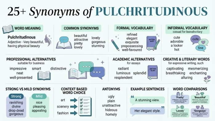 synonyms of pulchritudinous