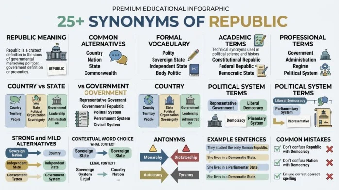 synonyms of republic