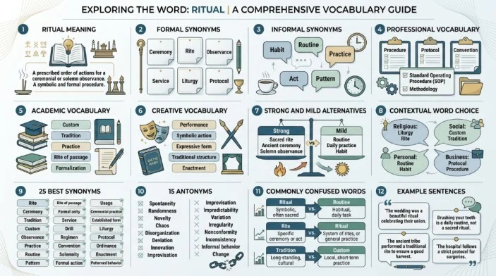 synonyms of ritual
