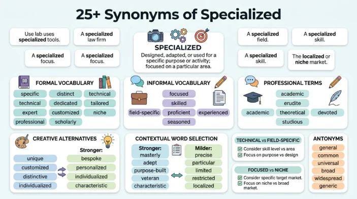 synonyms of specialized