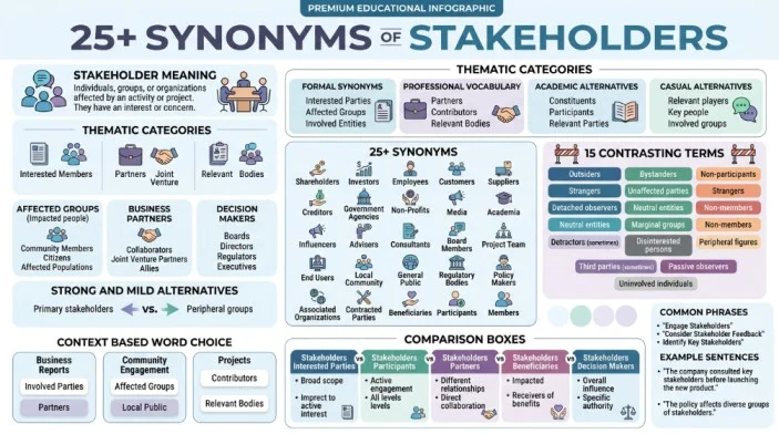 synonyms of stakeholders