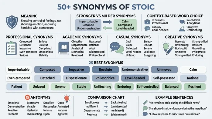 synonyms of stoic
