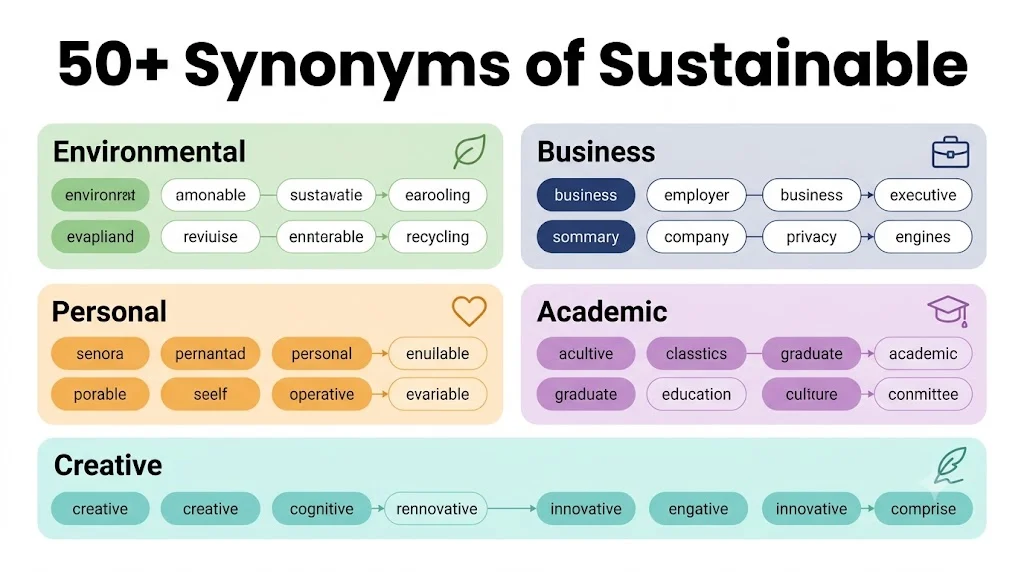synonyms of sustainable