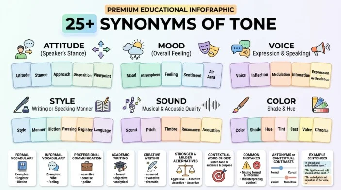 synonyms of tone