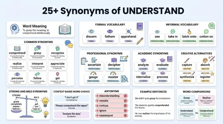 synonyms of understand