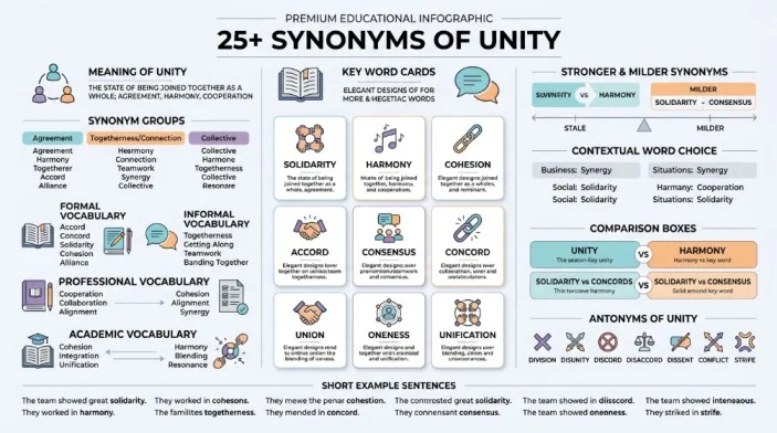 synonyms of unity