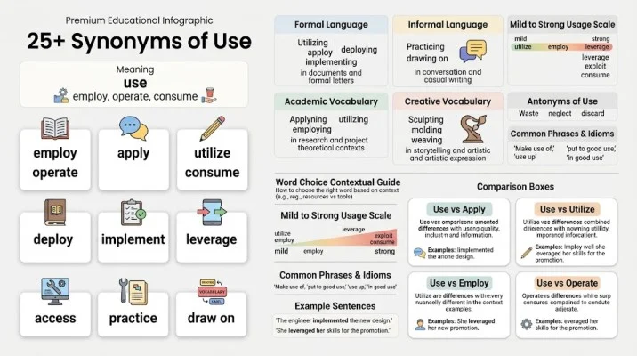 synonyms of use