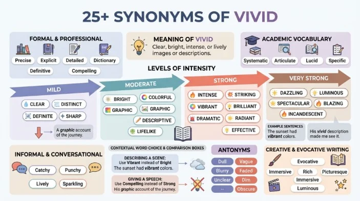 synonyms of vivid