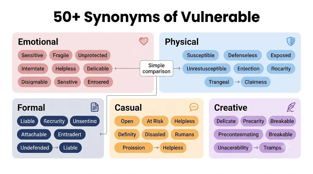 synonyms of vulnerable