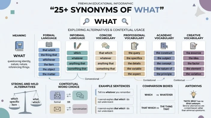 synonyms of what