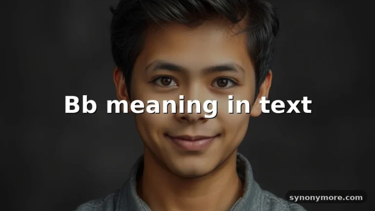 bb meaning in text