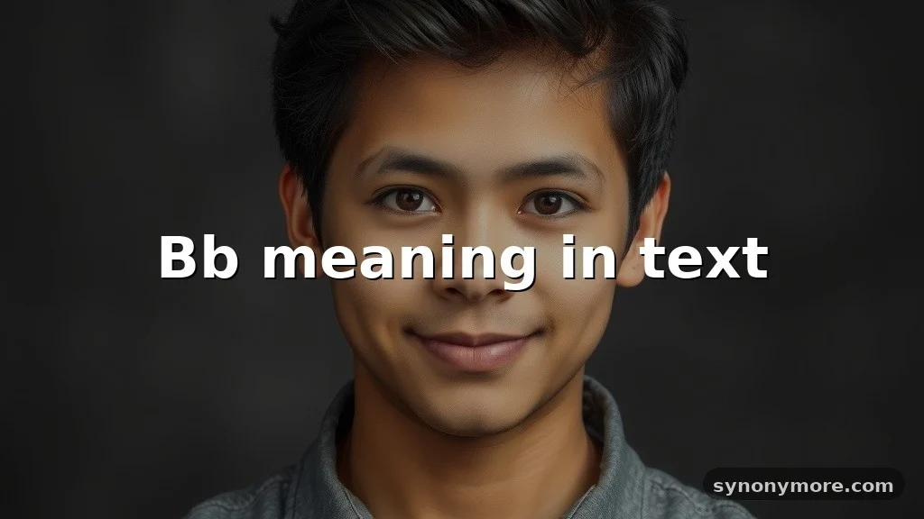 bb meaning in text