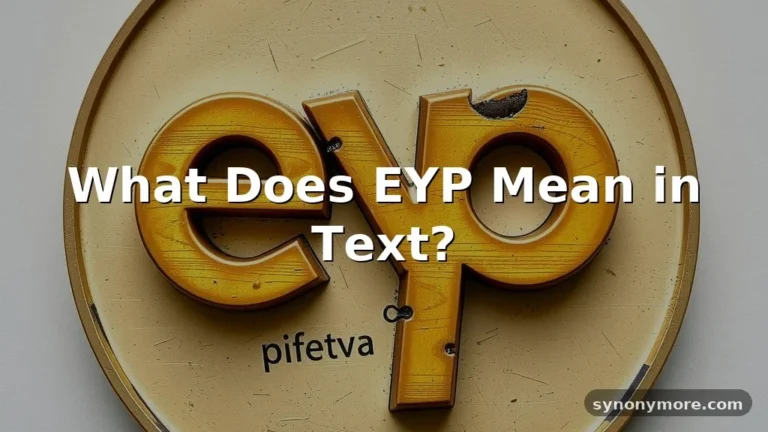 eyp meaning in text