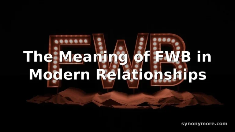 fwb meaning in text