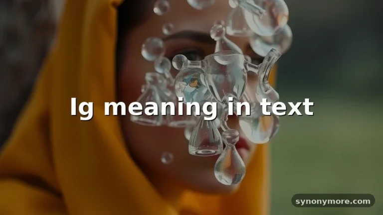 ig meaning in text