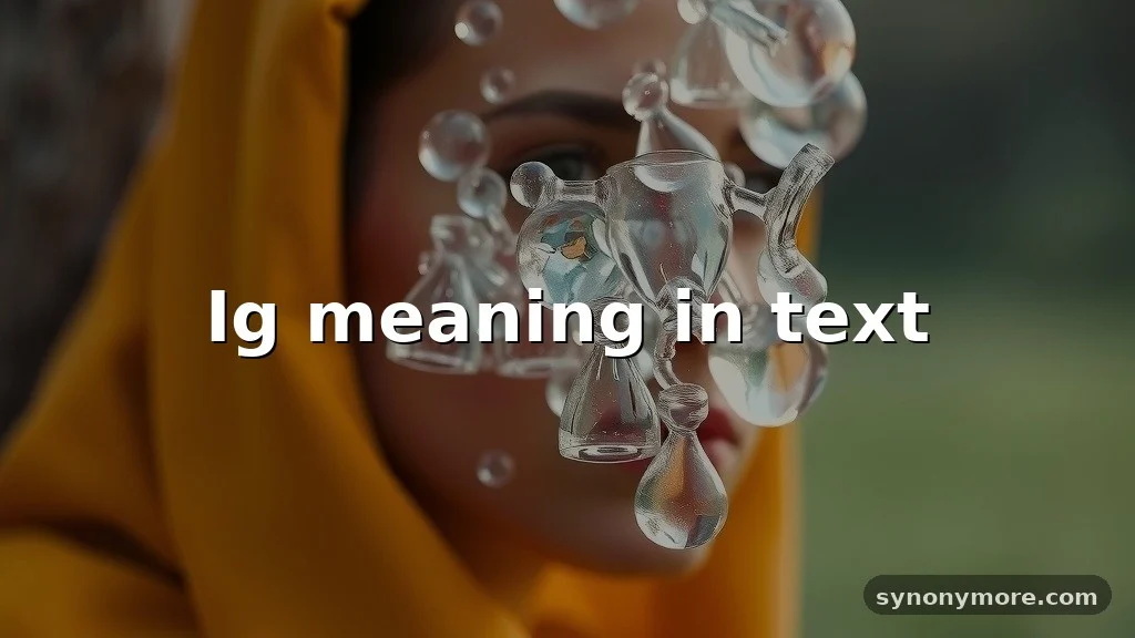 ig meaning in text