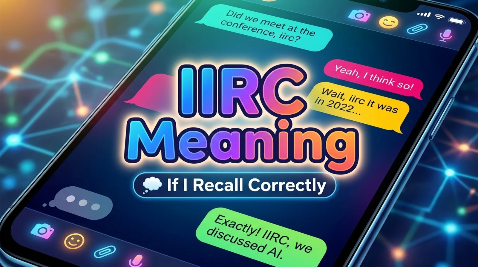 iirc meaning in text