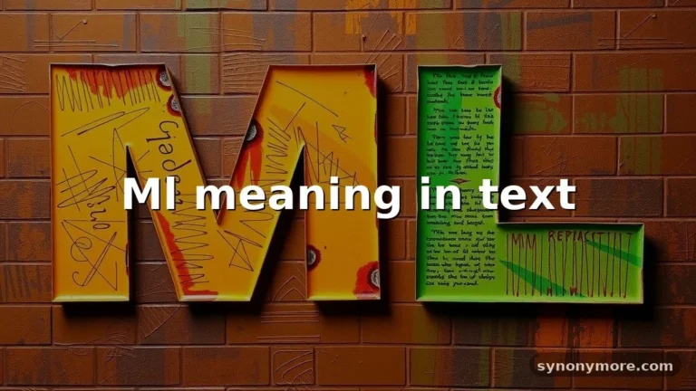 ml meaning in text